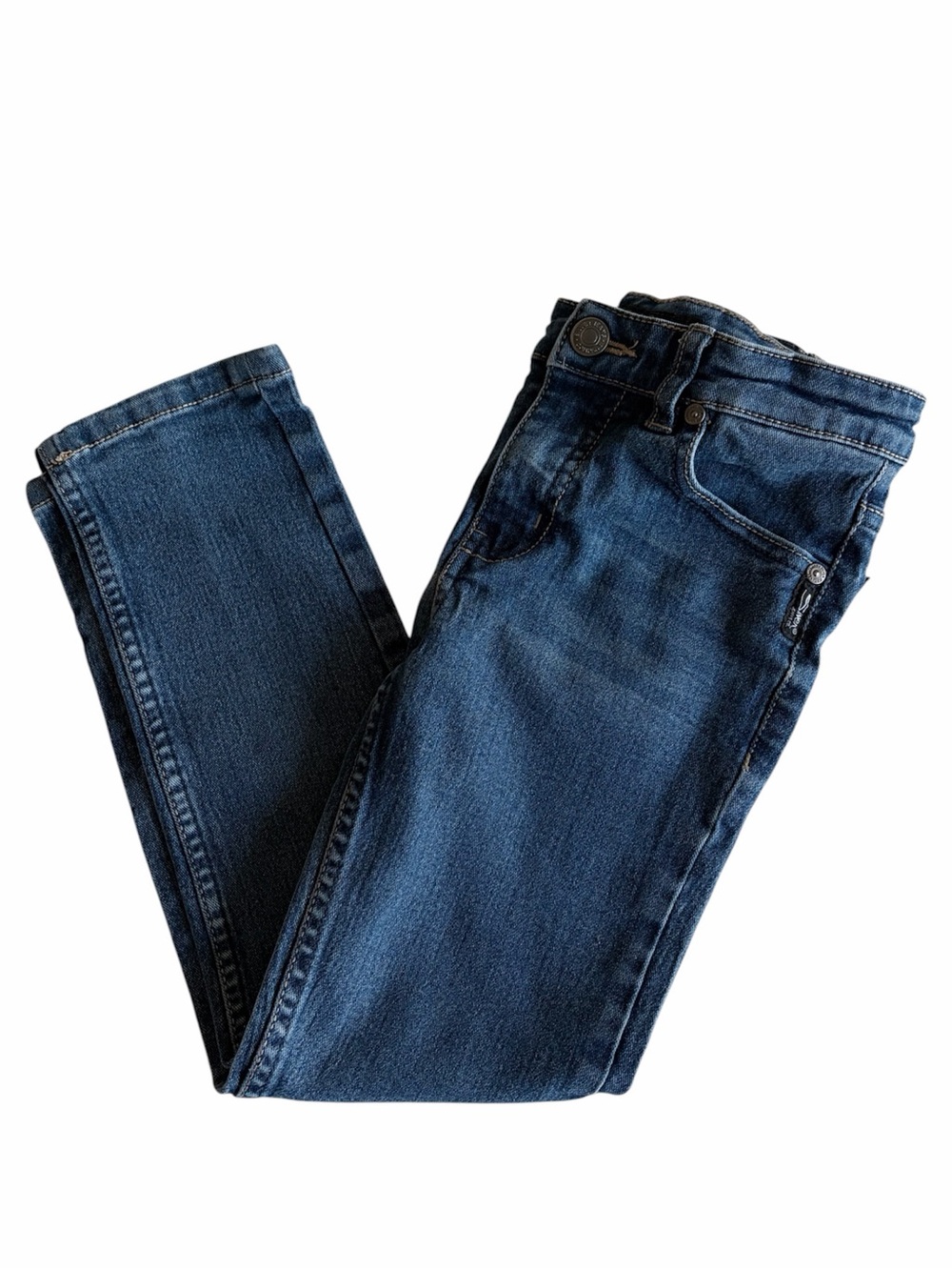 Silver Jeans Co. 5-Pocket Medium Wash Kids Blue Jeans Boys 6 - Picture 12 of 12